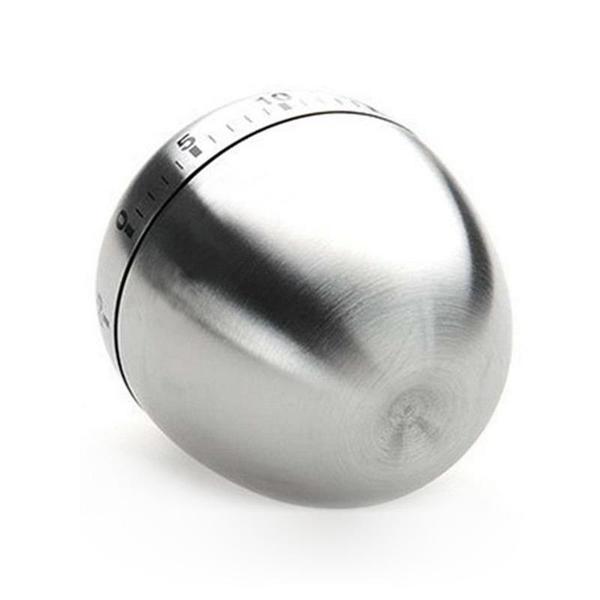 Kitchen Supplies Stainless Steel Egg Clock Kitchen Timer Alarm Count Up Down Clock 60 Minute Countdown Cooking Timer