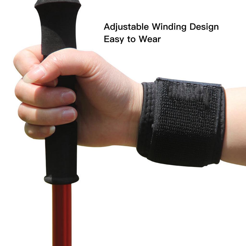 1 Pairs Wrist Wraps Absorbent Breathable Adjustable Strength Wrist Wraps for Basketball Badminton Hiking Men Women