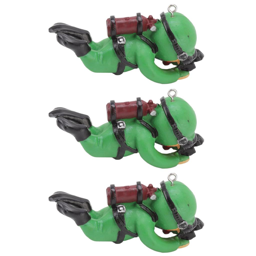 Little Diver Fish Tank Decoration Cute Resin Line Length Adjustable Floating Aquarium Ornament