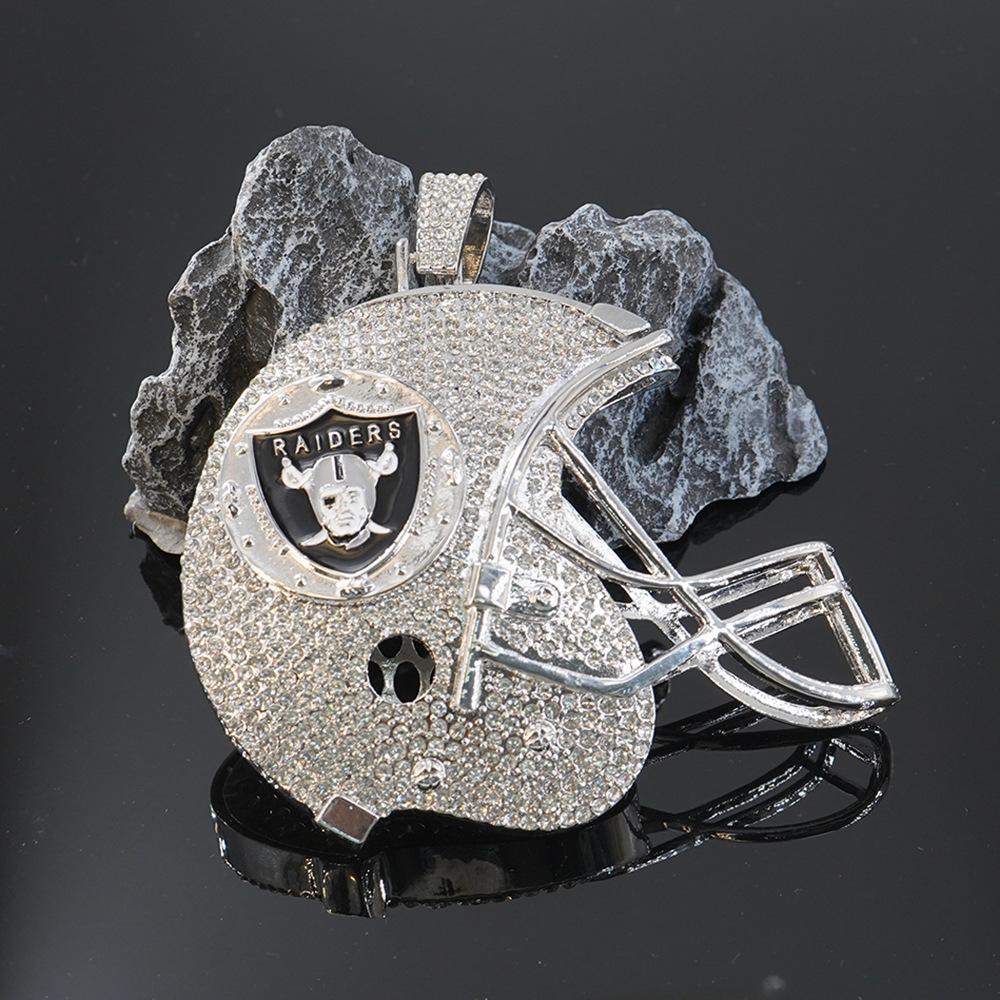 Las Vegas Raiders Footballhelm Legierung Anhänger