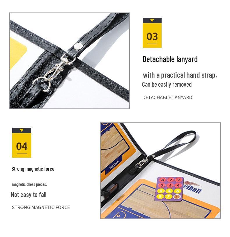 25% sleva Kožená basketbalová trenérská taktická tabule