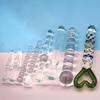Crystal Glass Anal Toy with G-Spot Stimulation & Beads – Unisex Pleasure
