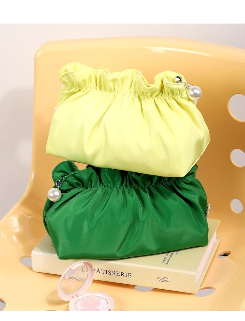 Travel Cosmetic Bag: High-Value, Pleated, Waterproof, Multi-Color, Portable Toiletry Storage