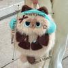 Cute Siamese Cat Plush Backpack Kawaii Student School Bag Simulation Animal Shoulder Bag  Shopping