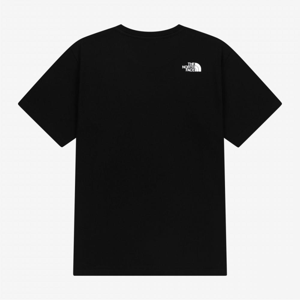 The North Face Cotton Short Sleeve Round Tee Black Nt7us00k