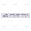 3D 1.6 1.9 2.0 3.0 4.0 TDI Car Trunk ABS Badge Emblem Rear Tailgate Fender Door Adhesive Badge for f2 A4 A5 A6 A7 A8 Q3 Q5 Q7