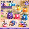 Pull Hair Screaming Fidget Monster Toy Soft BPA-Free Squeaky Sound Decompression Toy for Adult Office Stress Relief Home Play