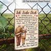 2D Flat 1pc German Vintage Metal Sign, Aluminium Metal Wall Decor, I Love You Not Only for Who You Are, But for How I Can Be with You As I Am. Wall