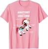 Unicorn Anatomy Cute Magic Creature Funny TShirt Boys Fashion Humor Magical Unicorns Y2k Design Graphic Outfit Saying Tee Tops