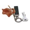 PU Leather Hanging Ornament Elephant Bag Pendant Classic Car Key Chain  Gift