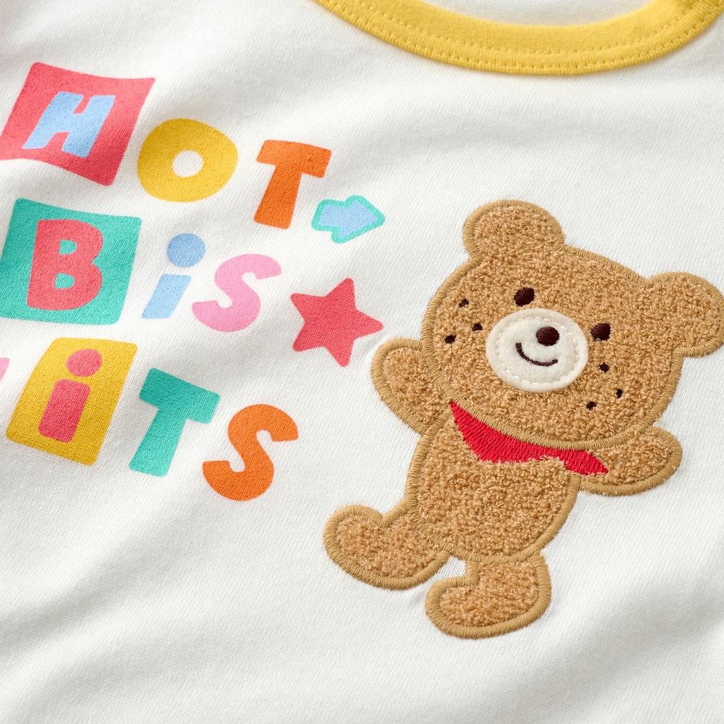 MIKI HOUSE HOT BISCUITS Long Sleeve Boys and T-Shirt, Girls, Baby, Kids, Multicolor, 110cm, 73-5201-147