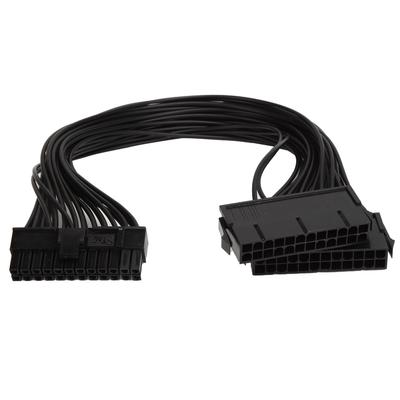 5Pcs Dual Power Supply Start Cable ATX 24Pin To Motherboard Synchronous Extension Cord