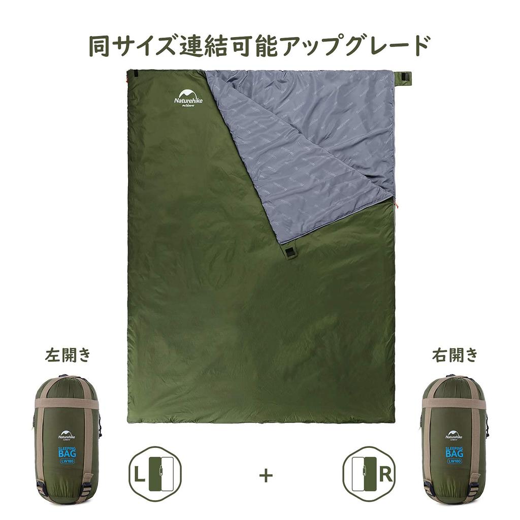 Naturehike Sleeping Sleeping Outdoor Ultra Enveloppe Pour 2 Eau Chaleur Catastrophe Les Deux Dorment Dans Le Cherry Blossom Drive Sac De Rangement Inclus Droite M