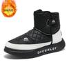 Winter velvet high-top Martin boots men's trend versatile thickened warm cotton shoes platform short boots snow boots men