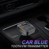 Car FM Transmitter MP3 Wireless Transmitter Double USB with Type-C Port Receiver Plug-and-play for Truck Radio Conversion RV