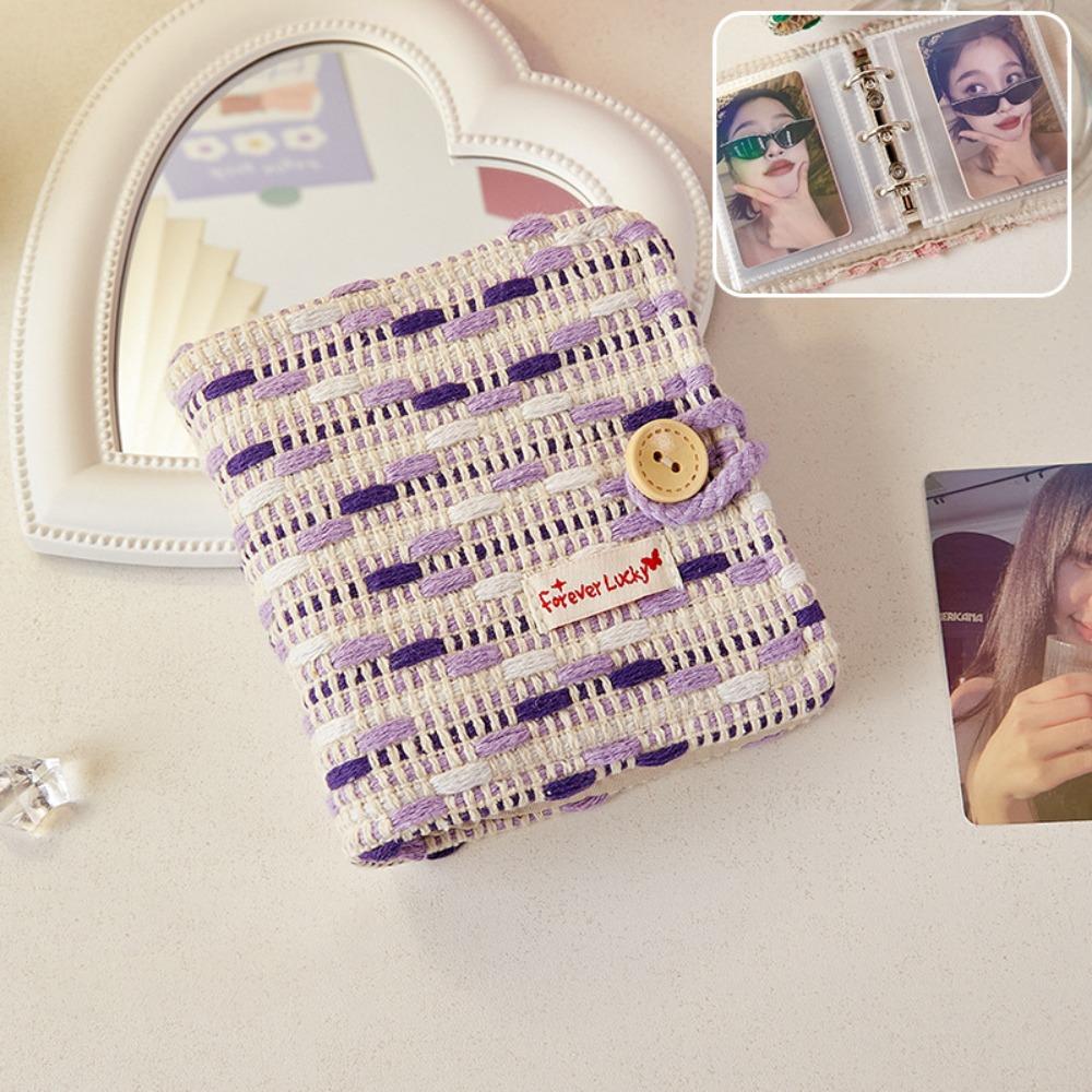 3 inch Photocard Holder Binder Cards Collect Book Cute Picture Protector  Stamp