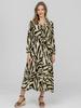 MAXI DRESS WITH LONG SLEEVES AND PRINT