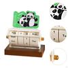 Panda Themed Rotary Desk Calendar for Home And Office Use