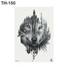 Animal Dog Bear Arm Shoulder Waterproof Temporary Fake Tattoo Sticker Gift