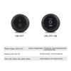 5 Stück 25mm Wasserdichter SPST Runder Boots-Wippschalter 2/3Pin Auto Auto Boot Marine Netzschalter mit Licht 6A/10A 250V