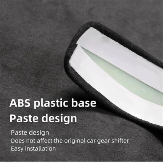 1pcs Suede Leather Car Interior Gear Shift Knob Handle Cover For BMW E46 E90