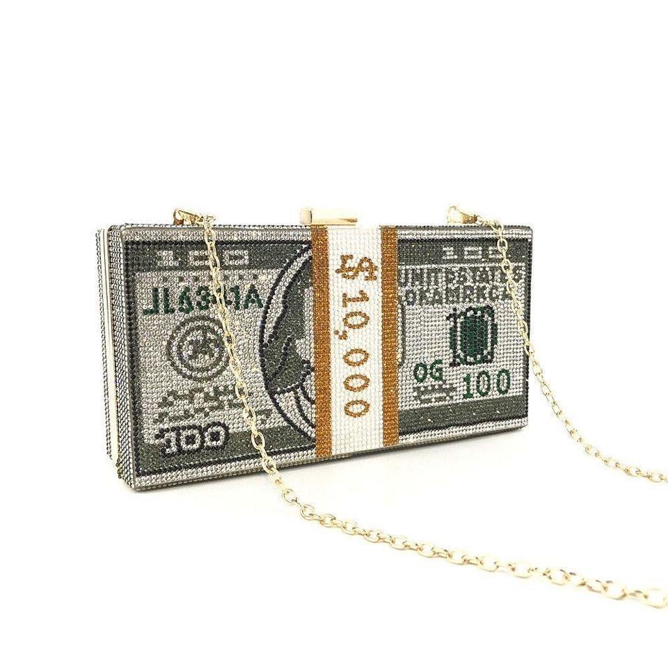 USD ins European and American new models full of diamonds USD bag women's hand crossbody versatile personality popular fashion