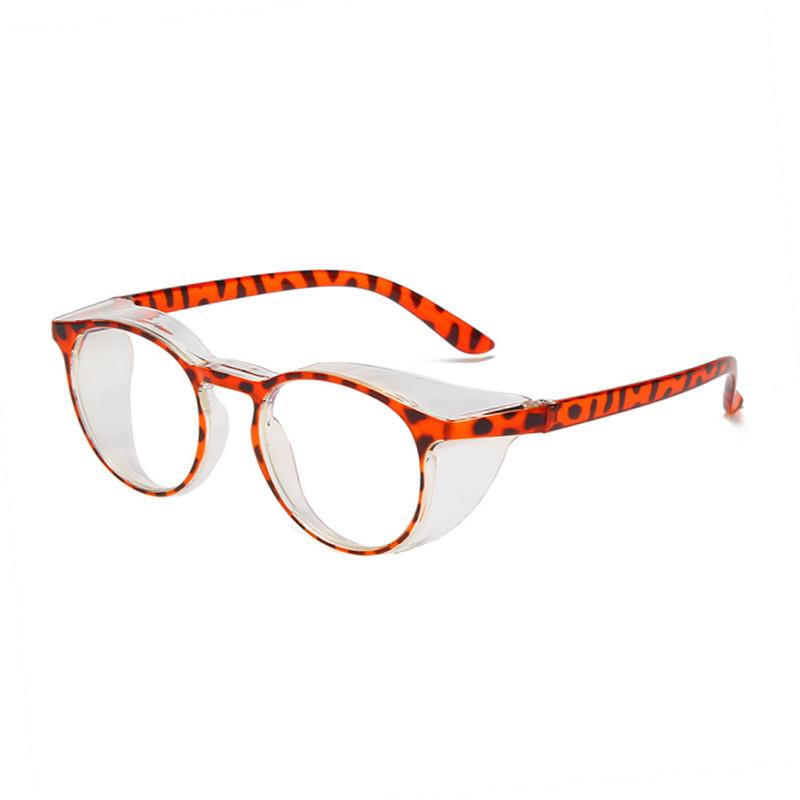 

Circular Eyeglasses Retro Antiblue Light Pc Frame Womens Mens Windproof Classic оранжевый