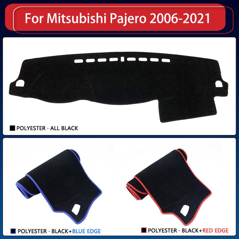 Car Dashboard Cover Sun Dash Mat Board Pad Carpet Dashmat Anti-UV Accessories For Mitsubishi Pajero Montero Shogun NS 2006~