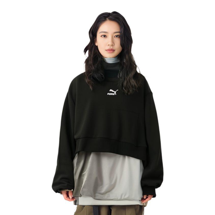 Puma CLASSICS Sweatshirts Unisex Crew Neck Thickened Regular 530277-01