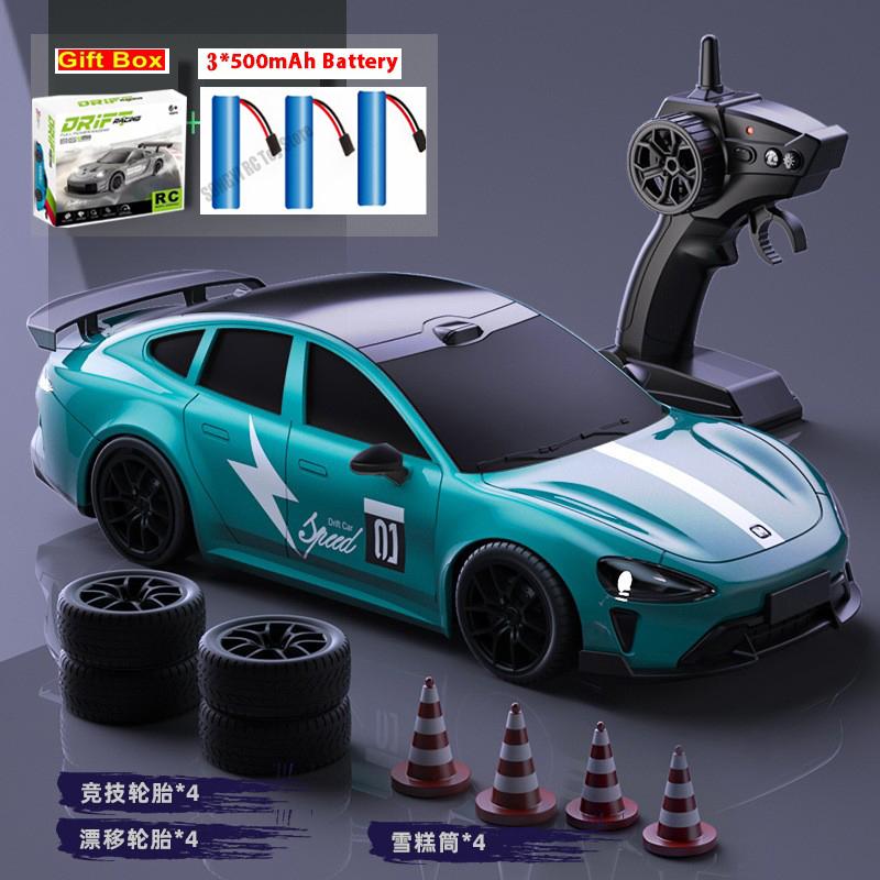 1/24 RC Car 2.4G High Speed Drift 4WD Remote Control Car With Led Light Radio Controlled Racing Model Boy Toy Best Kids Gift