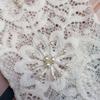 Eleganti Guanti Corti in Pizzo da Sposa Accessorio Sposa per Cerimonie in Chiesa all'Aperto in Giardino