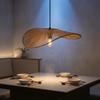 Woven Paper Rope Pendant Lampshade Modern with Central