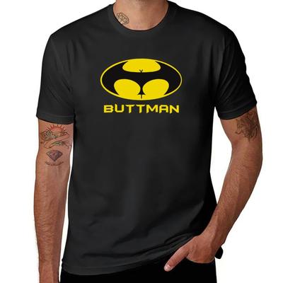 Γραφικά μπλουζάκια BUTTMAN, μπλουζάκια μεγάλων μεγεθών, σχεδιάστε τα δικά σας μαύρα μπλουζάκια για άνδρες