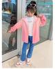 Hooded Big Kid Gradient Color Casual Sports Windbreaker Jacket Children Outdoor Outerwear