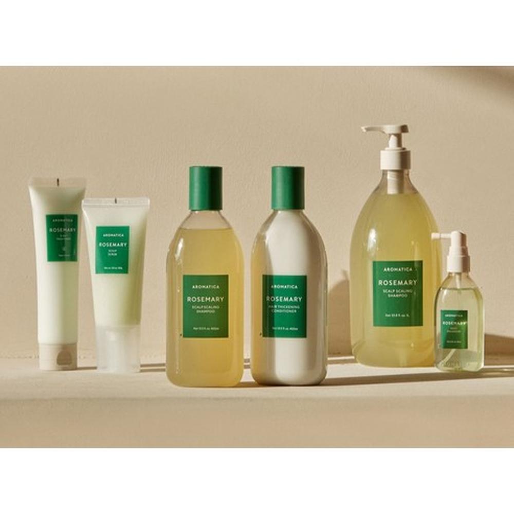AROMATICA Rosmarin Kopfhaut Peeling 165g - Tiefenreinigung, Peeling-Pflege für die Kopfhaut, Koreanisch