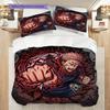 Printed Duvet Cover Set & Jujutsu Kaisen Pillowcase Daily Bedroom Bedding Ornament-kwq340
