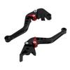 Nakira Brake and Clutch Lever Set for and CBR650R CB650F, CBR650F, CB650R, (Black)