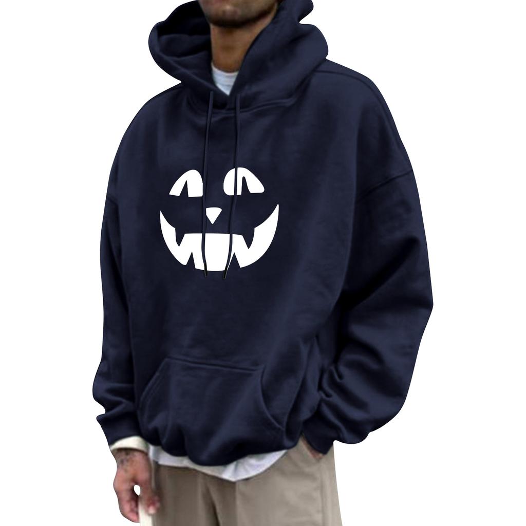 Unisex Casual Fashion Top With Drawstring Hoodie And Printed Sweatshirt