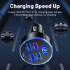 Total 150W 5 Ports USB Car Charger For iPhone Xiaomi  Mobile Phone Charger Adapter In Car