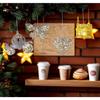 Acrylic Sequin Christmas Decorations Transparent Glitter Three-dimensional Snowflake Hanging Ornaments Christmas Tree Pendant