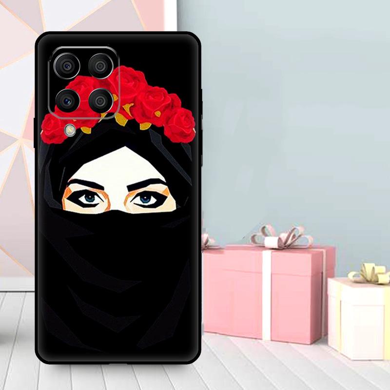 Muslim Islamic Girls Arabic Hijab Case For Samsung Galaxy M56 M52 M32 M53 M16 M11 M21 M31 M35 M12 M13 M14 M15 M36 M55 M34 M54