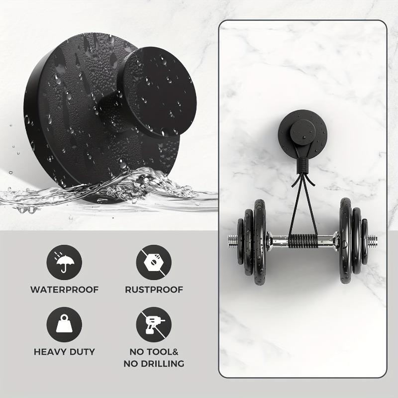 2PCS Powerful Suction Cup Stainless Steel 304 Hook for Bathrooms and Kitchens, Vacuum Technology for Wall Hooks, 14.99 Lbs