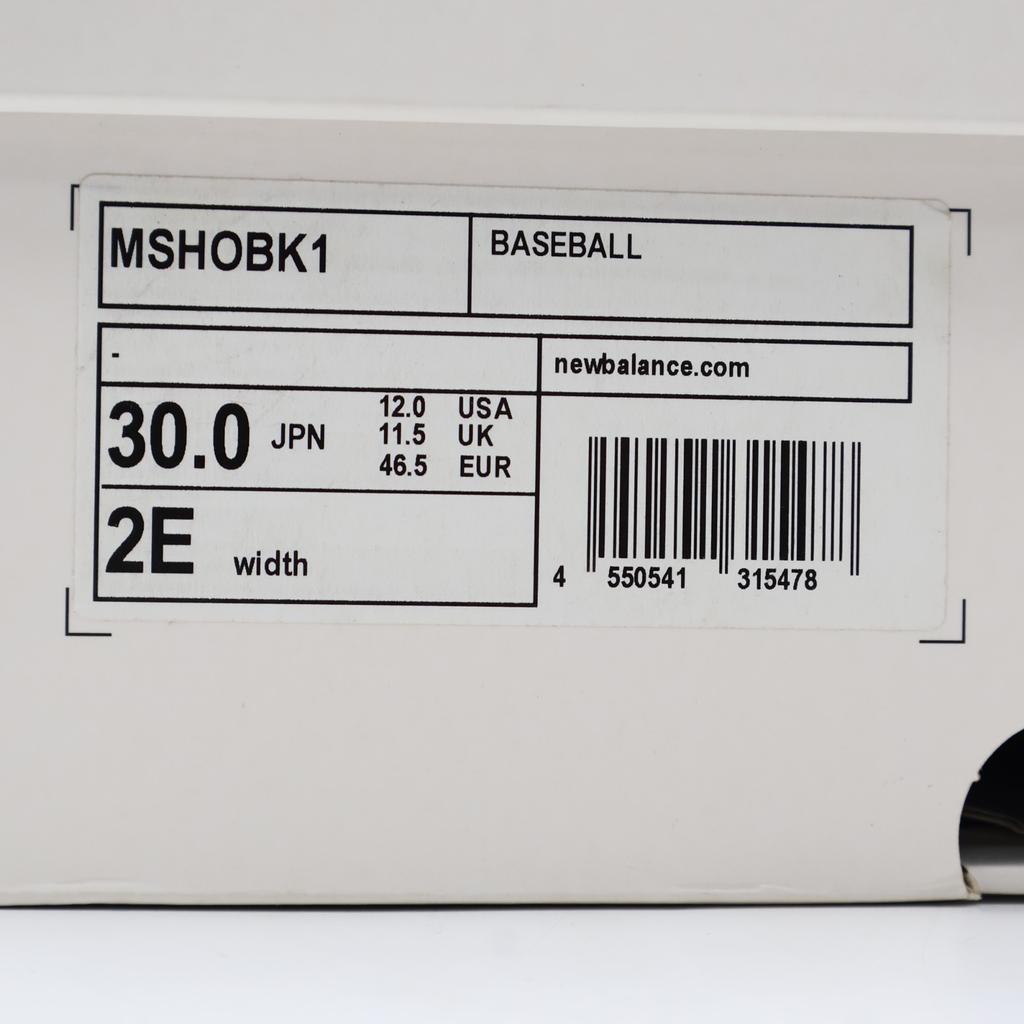 MSHOBK1 New Balance FuelCell Ohtani 1 Black Metallic Gold (Cleat) (Men's)