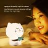 Mengpao Cute Reading Cat Tap Night Light