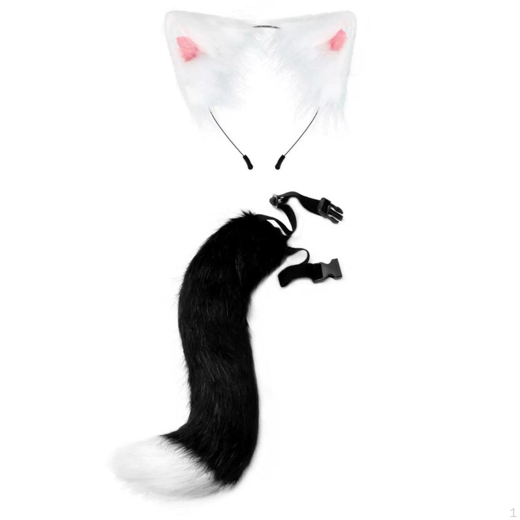 and Tail Set Animal Cosplay Costume for Birthday Stage Performance