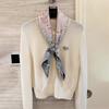 NINA SOLOR Kelly Twill Silk Square Scarf