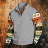 Men's Western Hoodie Long Sleeve Pullover with Print