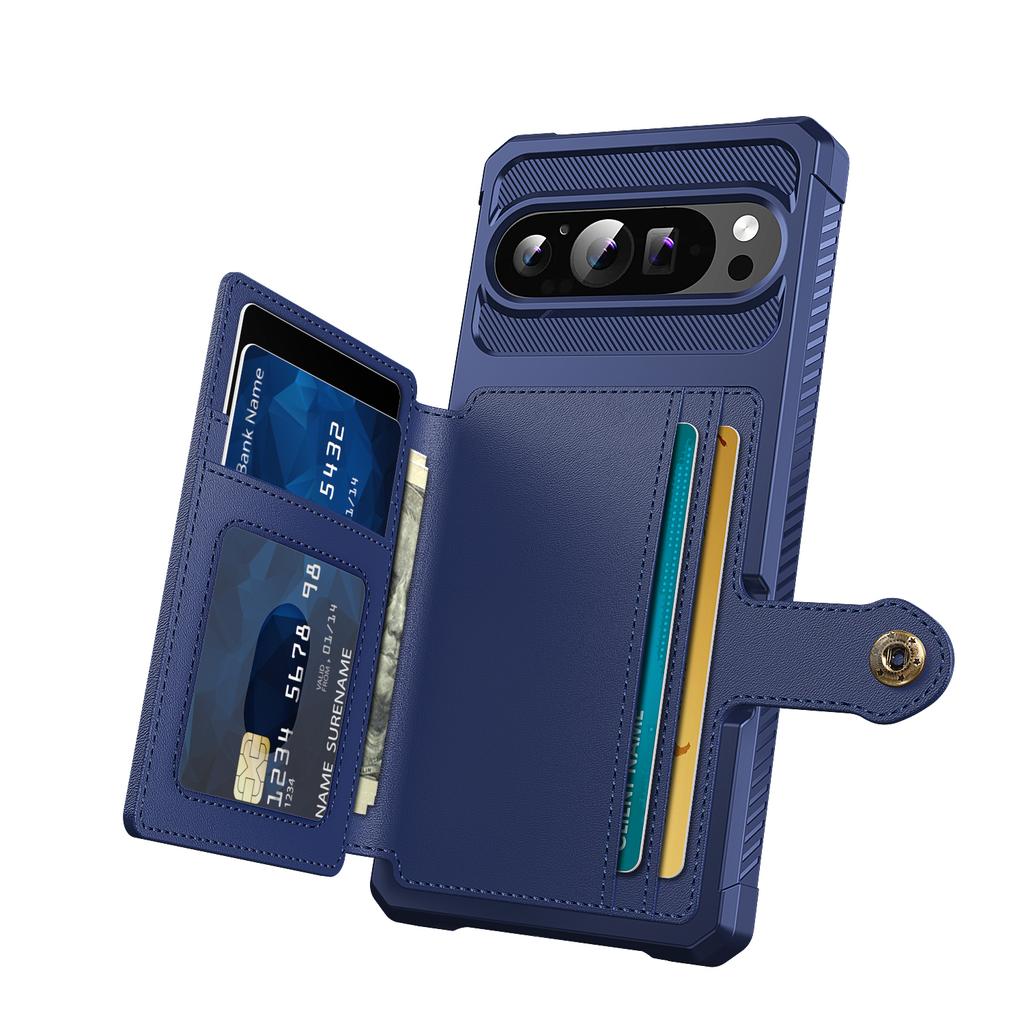 Wallet Case for Google Pixel 10 9 Pro XL Protective Cover Card Slots Shockproof Rugged PU Leather Flip Car Magnetic Wallet Cover