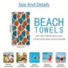 Large Geometric Beach Towel Bath Mat Tropical Summer Resort Pool Decor Outdoor Bathroom Towel 80x160cm