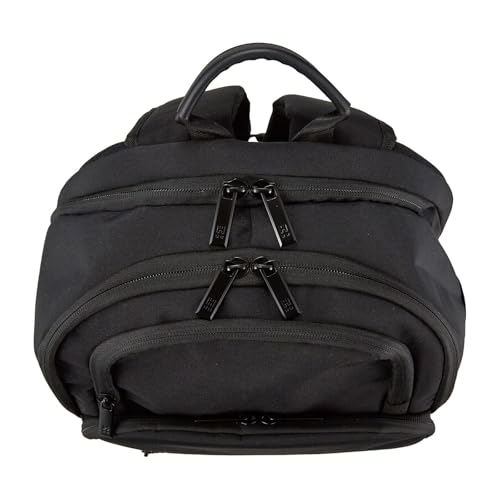 Round Backpack, A4 Size, Water-Repellent, Hapitas Plus HPL5166, Black
